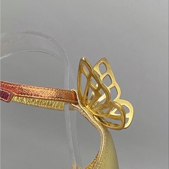 Sophia Webster Mariposa Metallic Leather Sandals size 41 - Picture 10 of 14